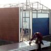 Монтаж гаража из сэндвич-панелей