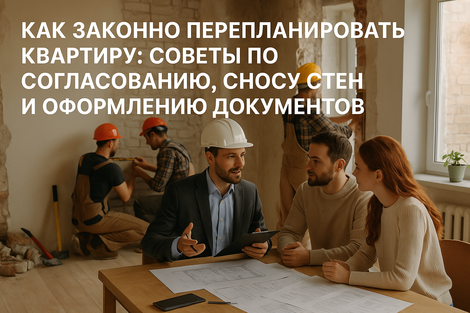 Как законно перепланировать квартиру: советы по согласованию, сносу стен и оформлению документов
