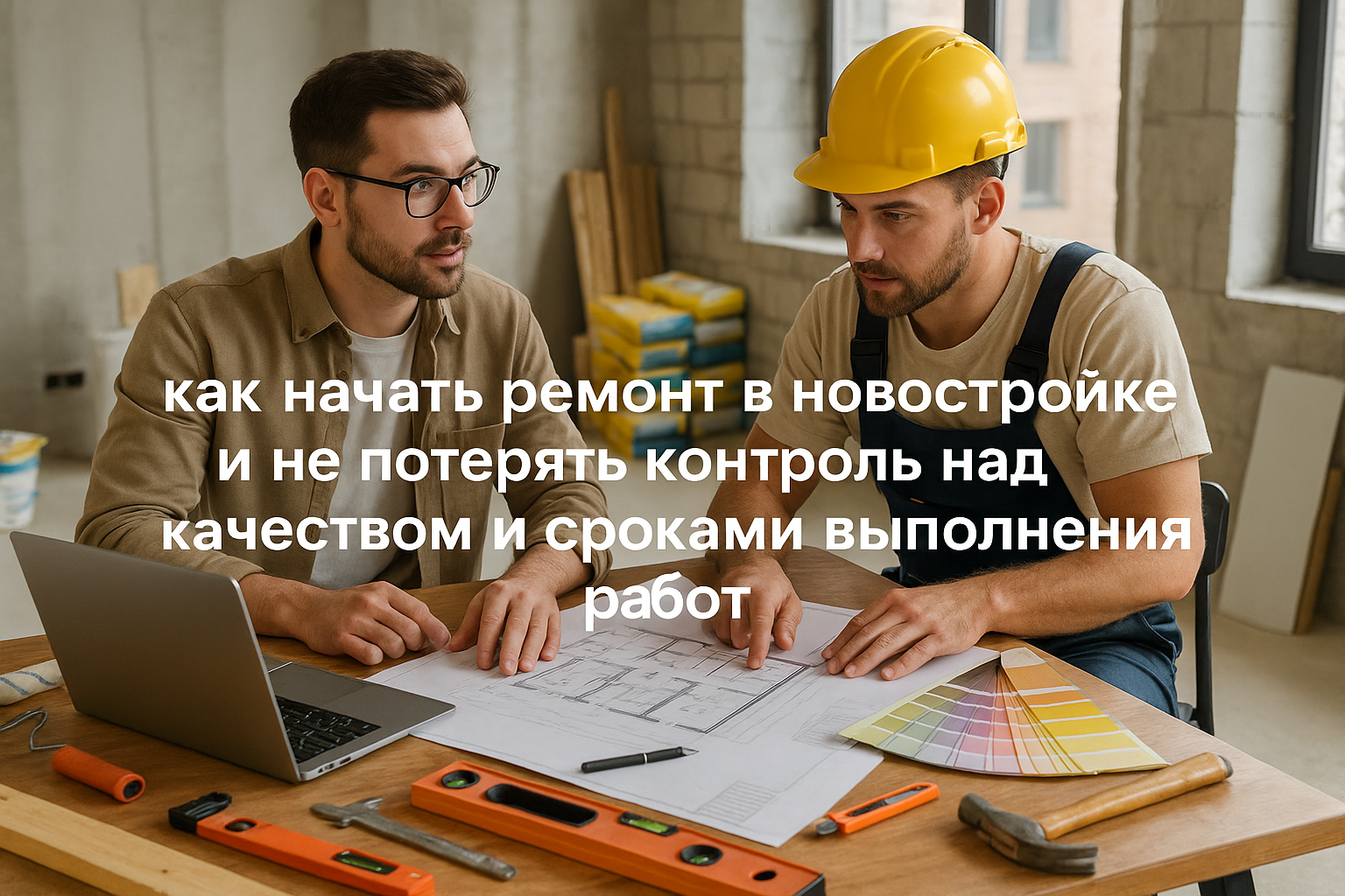 как начать ремонт в новостройке и не потерять контроль над качеством и сроками выполнения работ