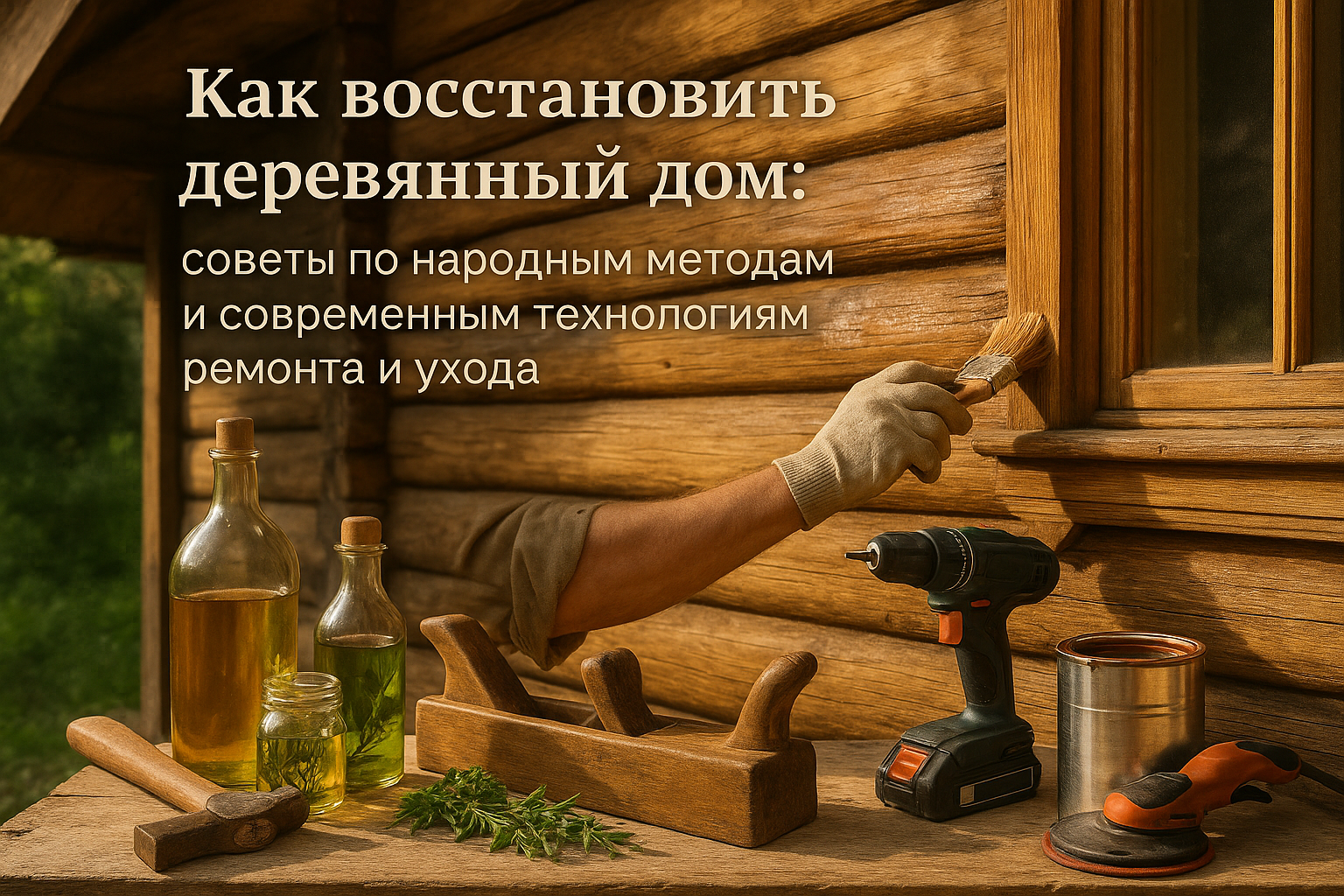 Как восстановить деревянный дом: советы по народным методам и современным технологиям ремонта и ухода