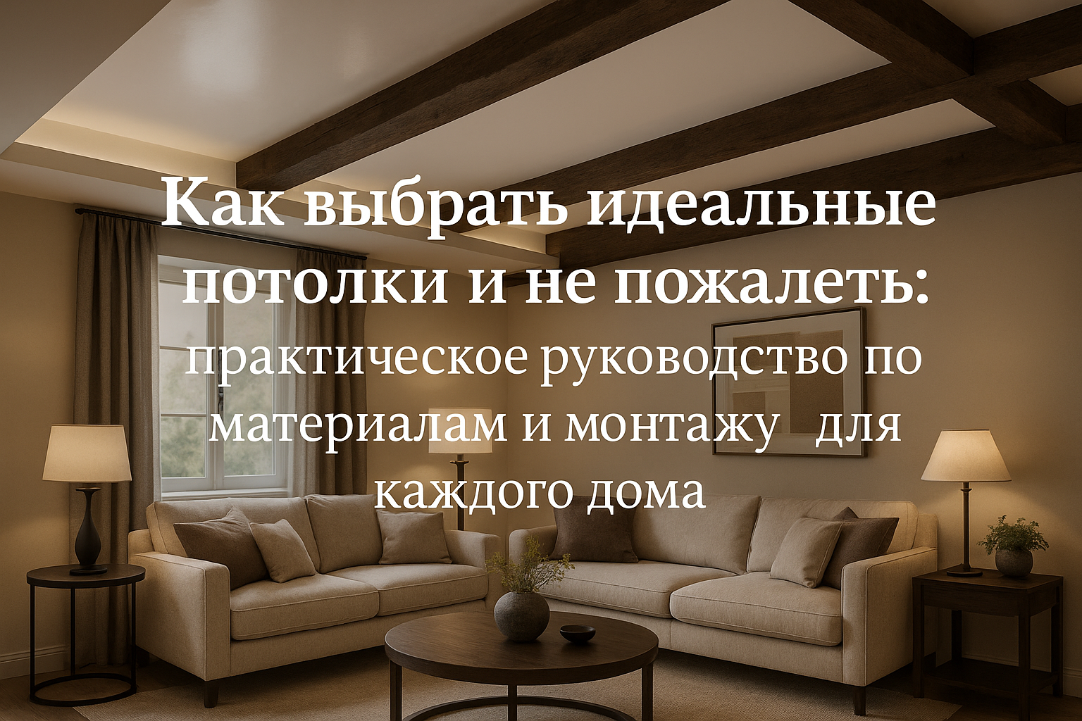 Как выбрать идеальные потолки и не пожалеть: практическое руководство по материалам и монтажу для каждого дома
