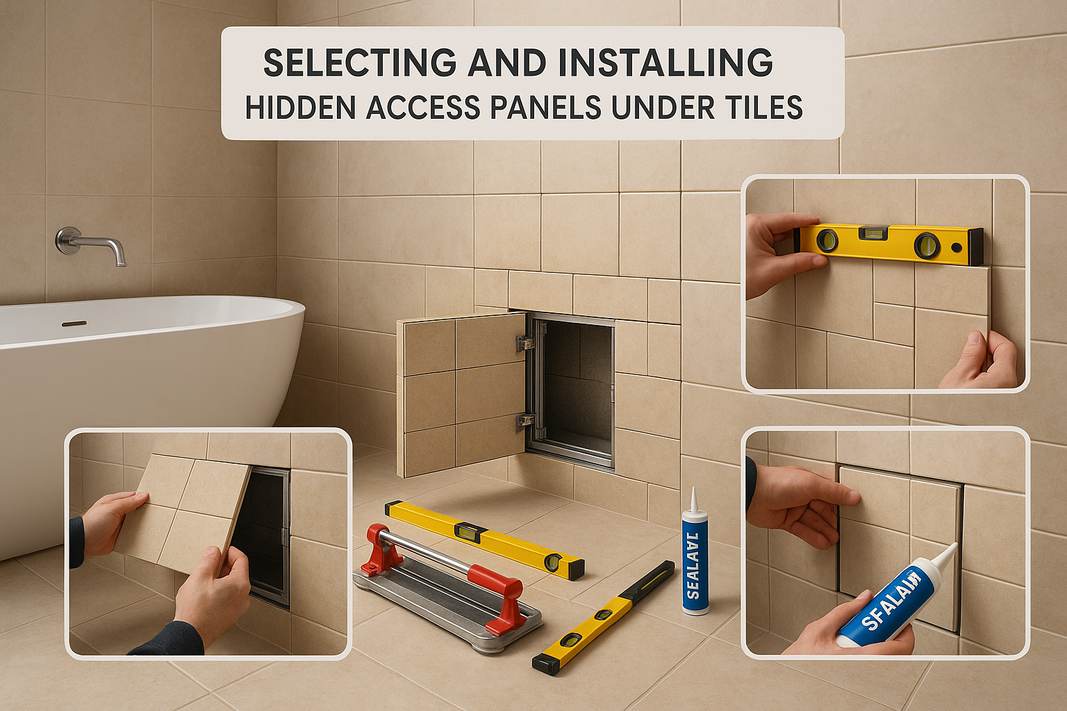 Как выбрать и установить скрытые люки под плитку: все нюансы монтажа и проверки герметичности Как выбрать и установить скрытые люки под плитку: все нюансы монтажа и проверки герметичности