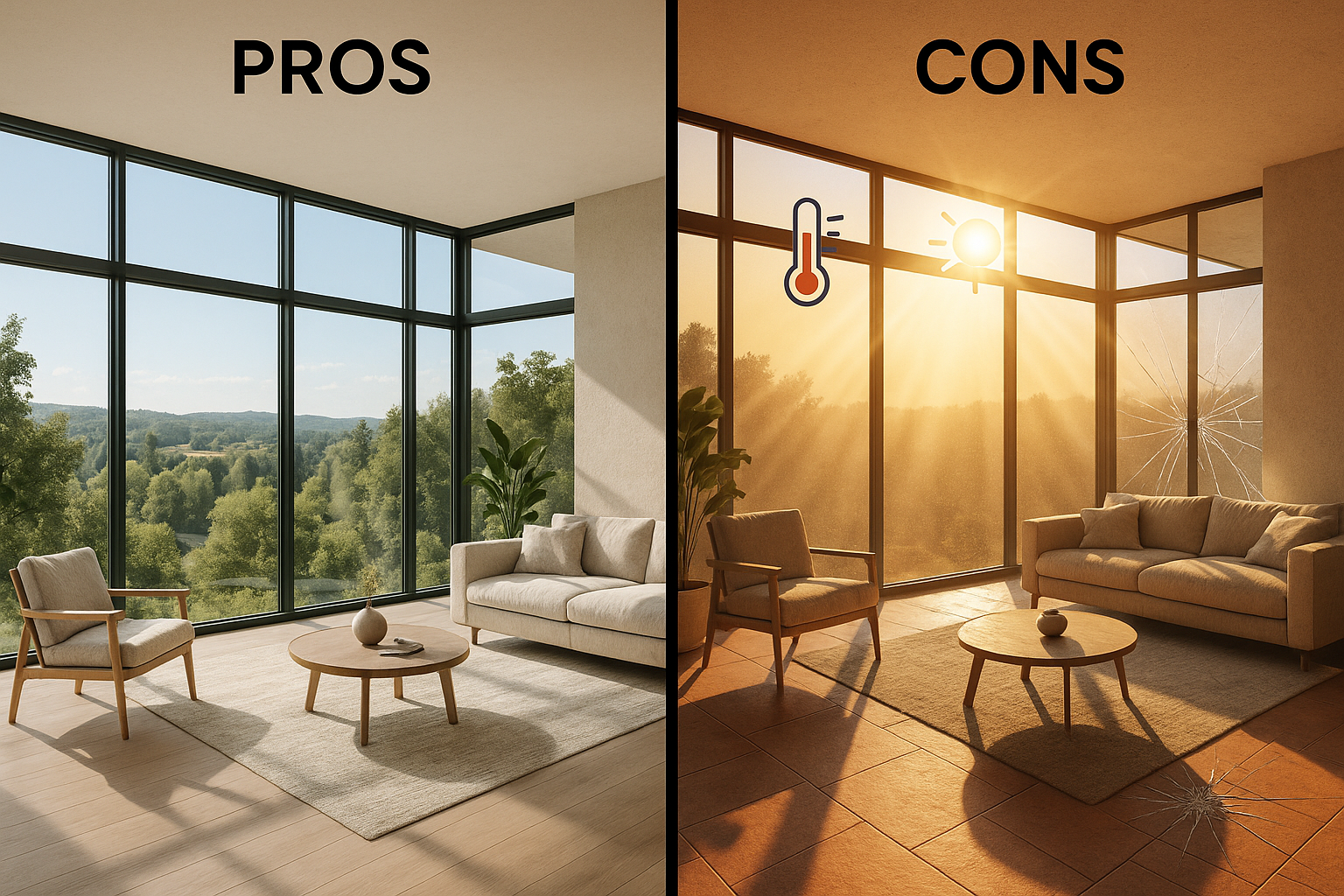 Почему панорамное остекление может стать вашей ошибкой: разбираемся в плюсах и минусах стеклопакетов