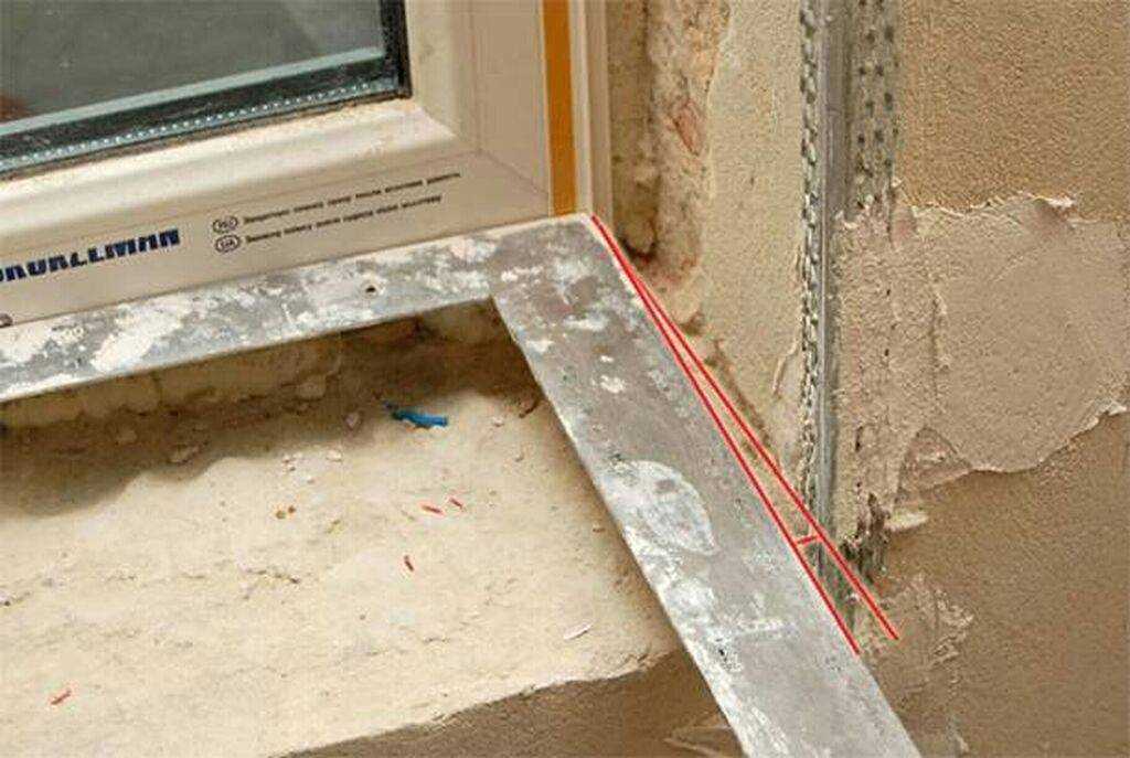 Как правильно установить уголки на окна