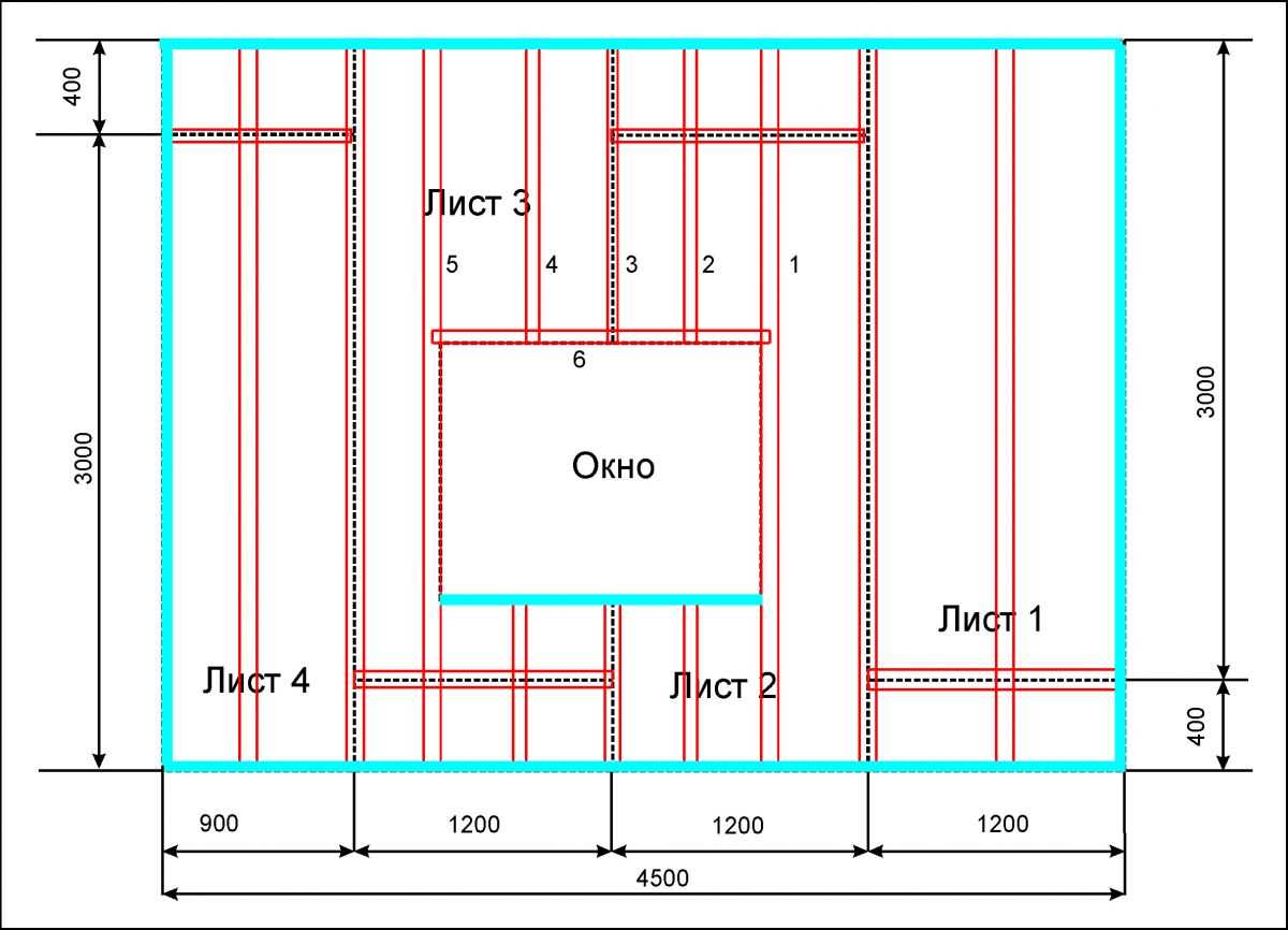 Схема и конструкция гипсокартонной перегородки: правила монтажа и .