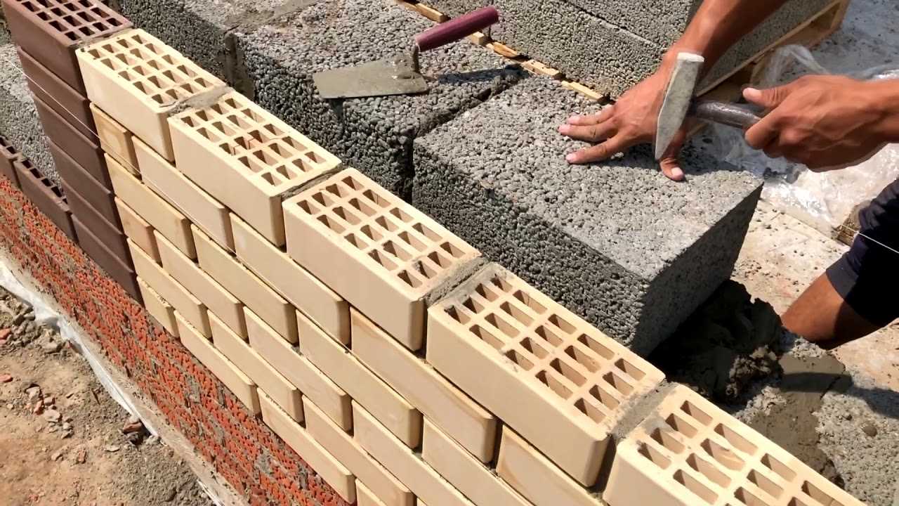 Правила кладки силикатных блоков